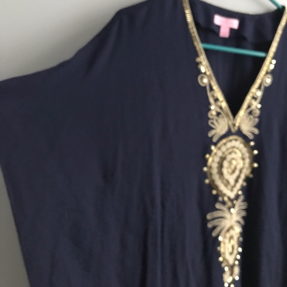 πHPπ Lilly Pulitzer CHAI V-NECK CAFTAN DRESS - Picture 7 of 8